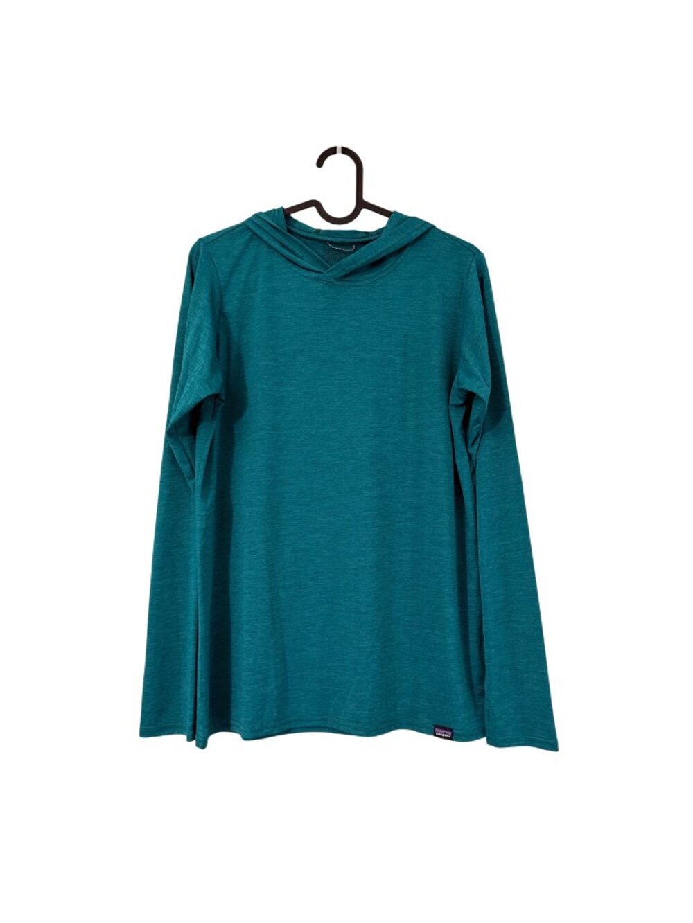 Patagonia Teal Lightweight Outdoor Performance Pullover Hoodie Womens Medium
